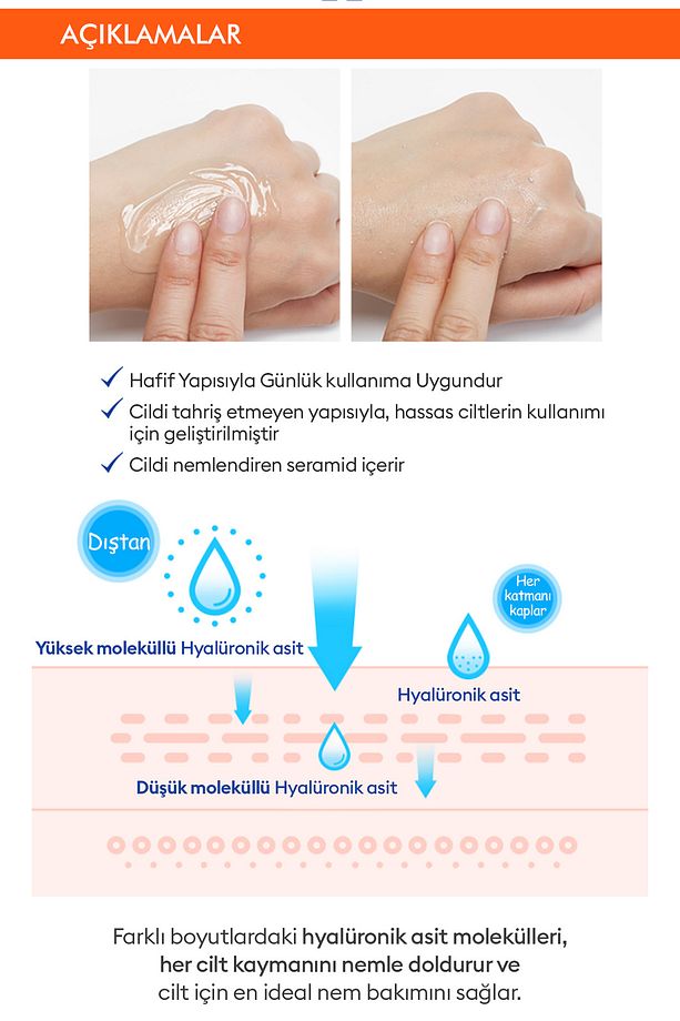 10 Farklı Hyalüronik Asit Içeren Jel Peeling Super Aqua Ultra Hyalron Mild Peel 250ml - 3