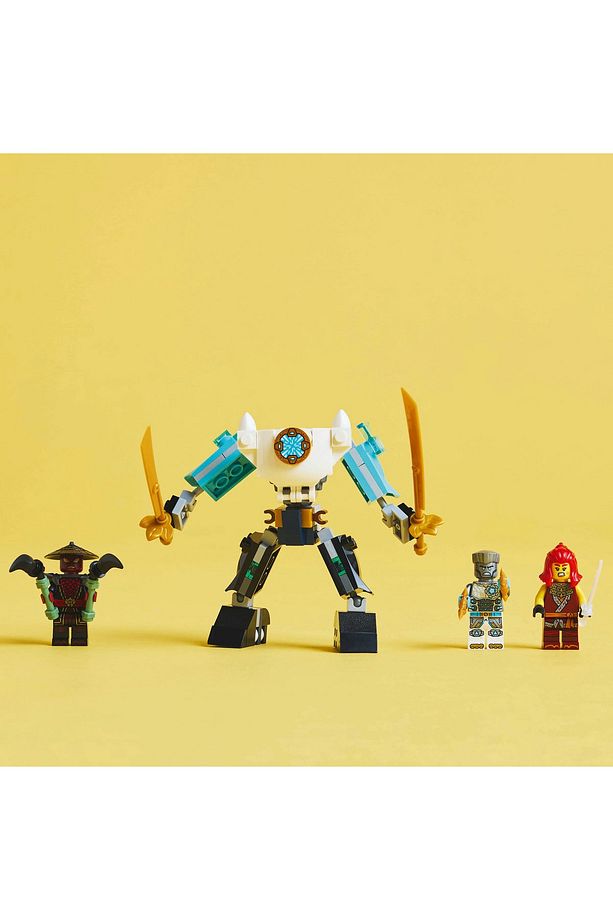 ® NINJAGO® Zane'in Savaş Zırhı Mech’i 71827 - 6+ Yaratıcı Oyuncak Yapım Seti (92 Parça) - 7
