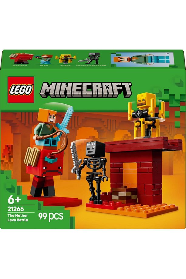® Minecraft® Nether Lav Savaşı 21266 - 6+ Yaratıcı Oyuncak Yapım Seti (99 Parça) - 4