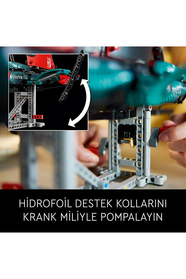 ® Technic Emirates Team New Zealand AC75 Yat 42174 - 18+ Koleksiyonluk Model Yapım Seti (962 Pr) - 9