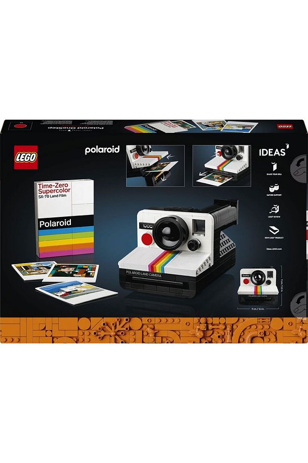 ® Ideas Polaroid OneStep SX-70 Kamera 21345 - 18+ Koleksiyonluk Model Yapım Seti (516 Pr) - 4