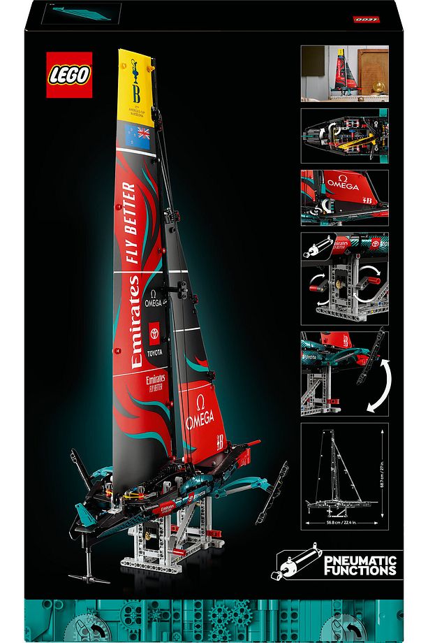 ® Technic Emirates Team New Zealand AC75 Yat 42174 - 18+ Koleksiyonluk Model Yapım Seti (962 Pr) - 4