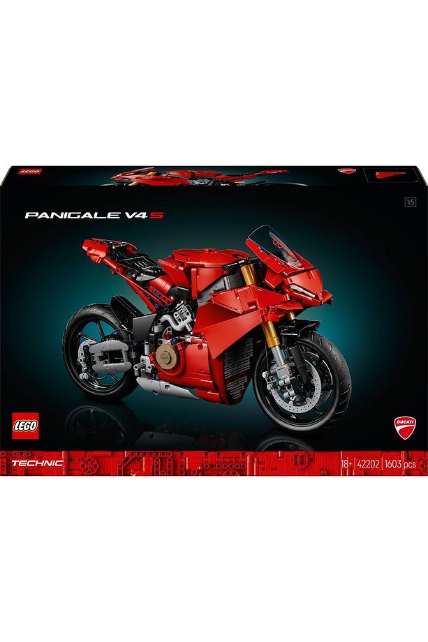 ® Technic Ducati Panigale V4 S Motosiklet 42202 - 18+ Yaratıcı Model Yapım Seti (1603 Parça) - 4