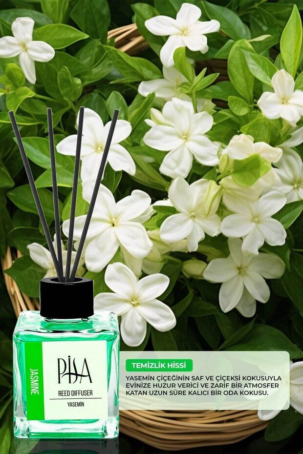 Yasemin Çubuklu Oda Kokusu Jasmine Reed Diffuser 100ml - 4