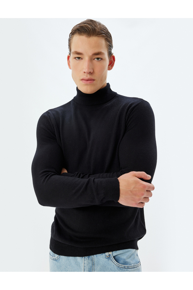 Knitwear Sweater Basic Turtleneck Long Sleeve