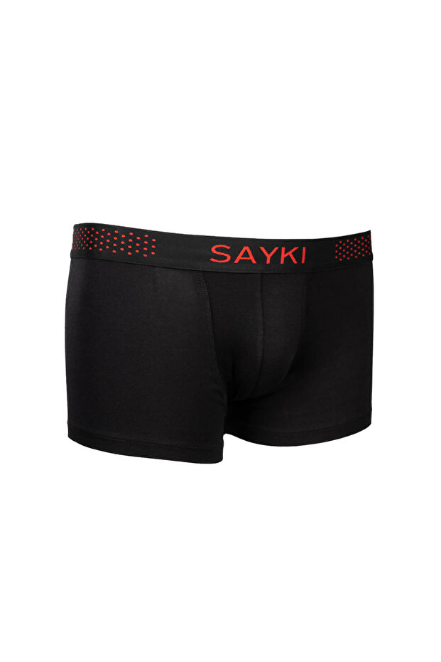 Siyah Pamuklu Boxer - 1