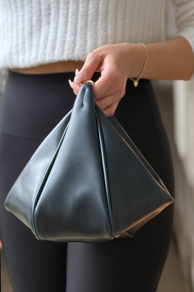 Non's Women's Faux Leather Navy Blue Hand and Shoulder Bag Multifunctional Stylish Shoulder Bag with Strap