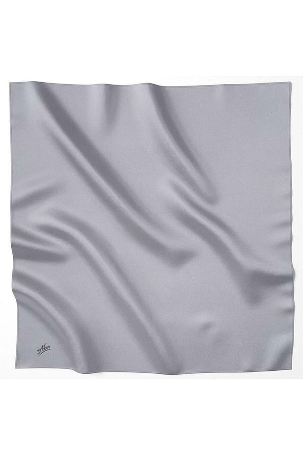 Tivil Eşarp - Polyester Twill - Düz Renk - 8742795-975 - Gri - 1