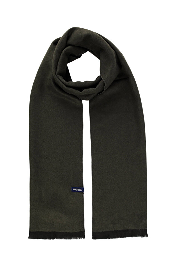 Antrasit Düz Çift Taraflı Atkı - 1