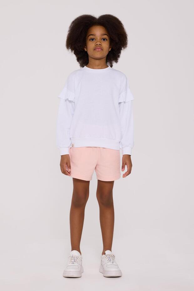 Білий світшот для дівчат BG Store - 1