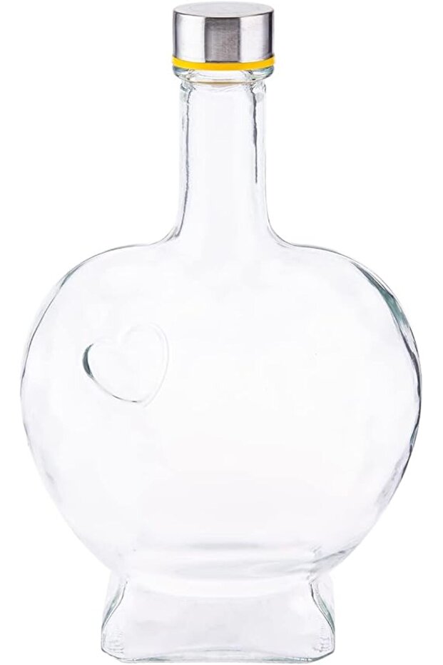 Glass Bottle W/Lid L(9CM) XW(15CM) XH(26CM) Transparent