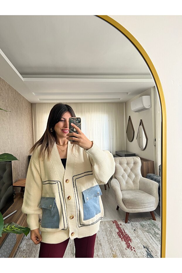 KOT CEP DETAYLI CEKET - 3