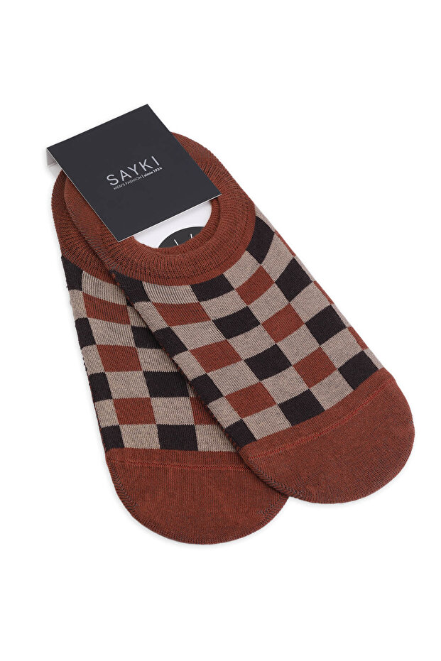 جوارب راقصة الباليه ذات مربعات من القطن مزدوجة - 1