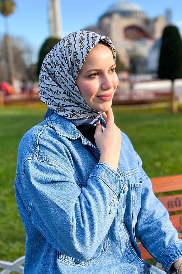 Tivil Eşarp - Polyester Twill - 8502795-992 - 4