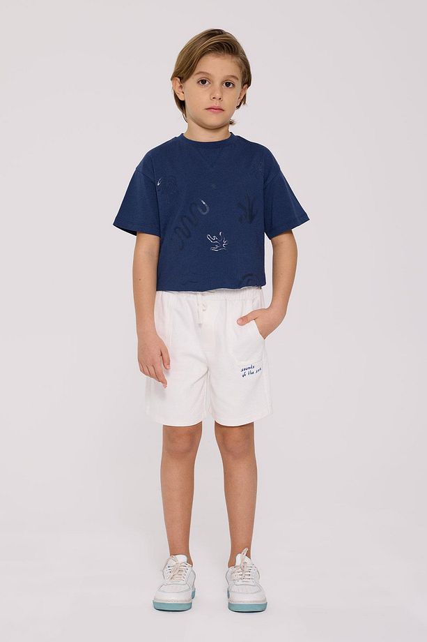 BG Store Erkek Çocuk Ekru Şort - 1