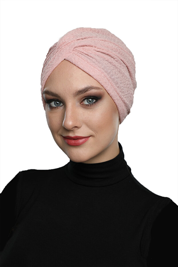 Brocade W Powder Ready Turban Hijab Bonnet Suitable for Medical Use