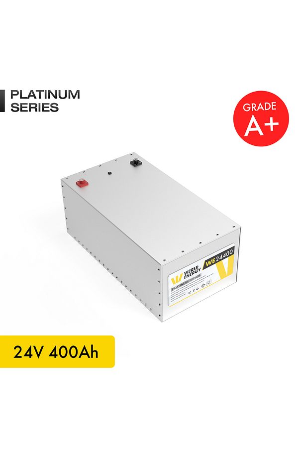 24V 400Ah LiFePO4 Platinum Series Bluetooth'lu Lityum Demir Fosfat Akü - 4