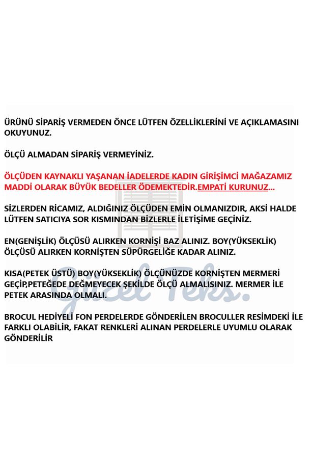 Lüx Keten Fon Perde Yumuşak Dokulu Ağır Gramajlı (SIK PİLE) Vizon-brocul Hediyeli-tek Kanat - 9