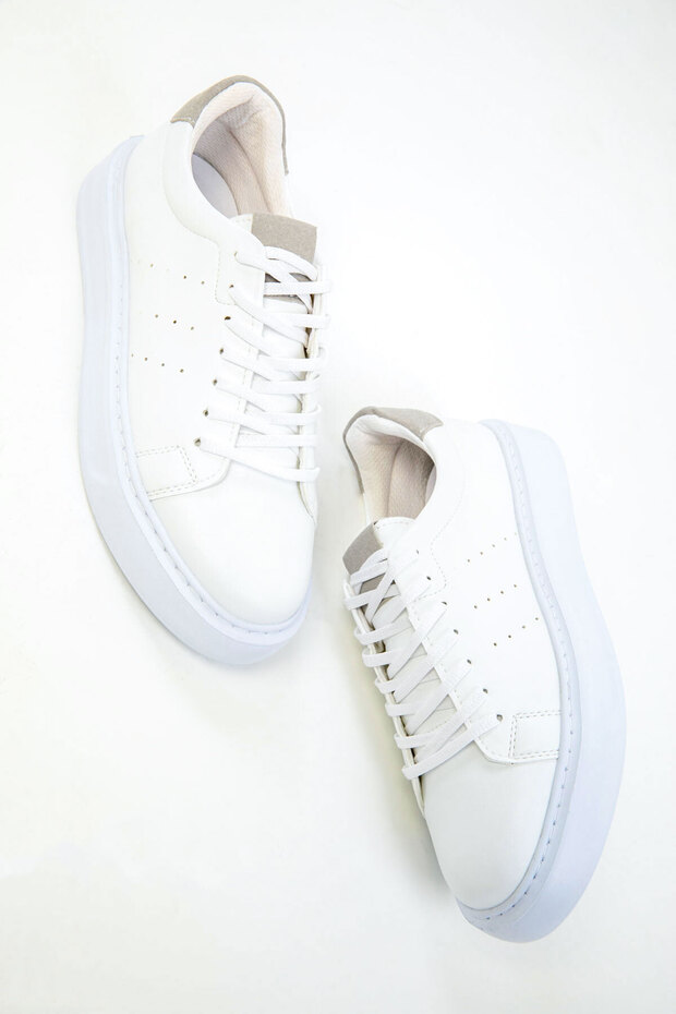 Férfi tornacipő 19626 - fehér és jég dizájn - 2