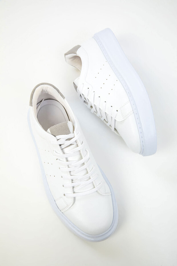 Férfi tornacipő 19626 - fehér és jég dizájn - 4