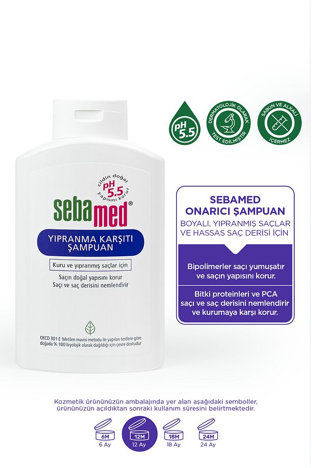 Kuru ve Yıpranmış Saçlar İçin Nemlendirici Etkili Onarım Şampuanı 400 ml - 3