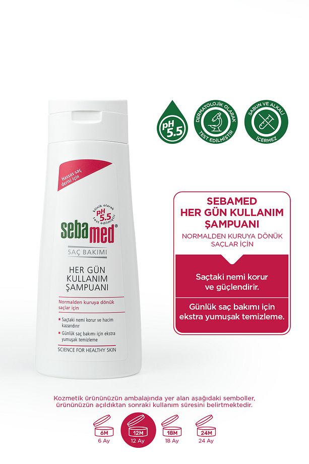 Besleyici ve Onarıcılı Normal ve Kuru Saç Tipine Uygun Her gün Kullanım Şampuan 400 ml - 200 ml Set - 3