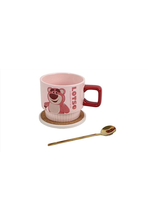 فنجان-قهوة-دب-الفراولة-370-مل-adventure-coffee-cup-strawberry-bear-المكونات-سيراميك-الم