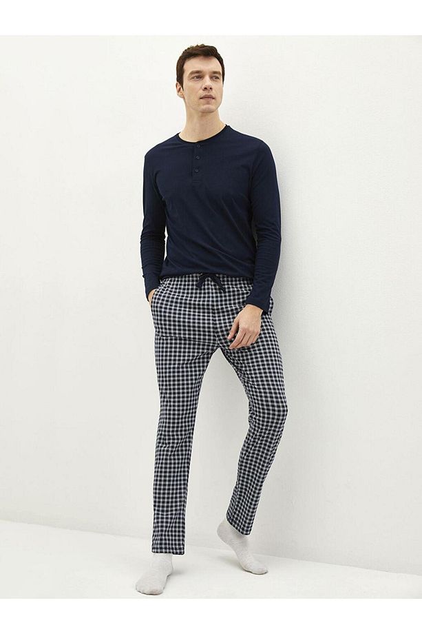 Standart Kalıp Erkek Pijama Takımı - 2
