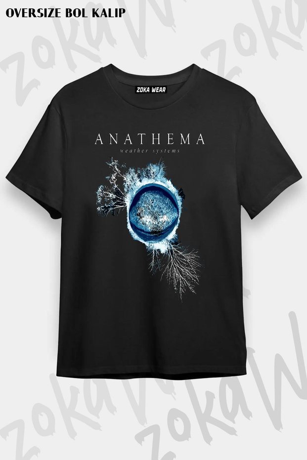 Unisex Oversize Mold Weather Systems Anathema Design Printed Tshirt