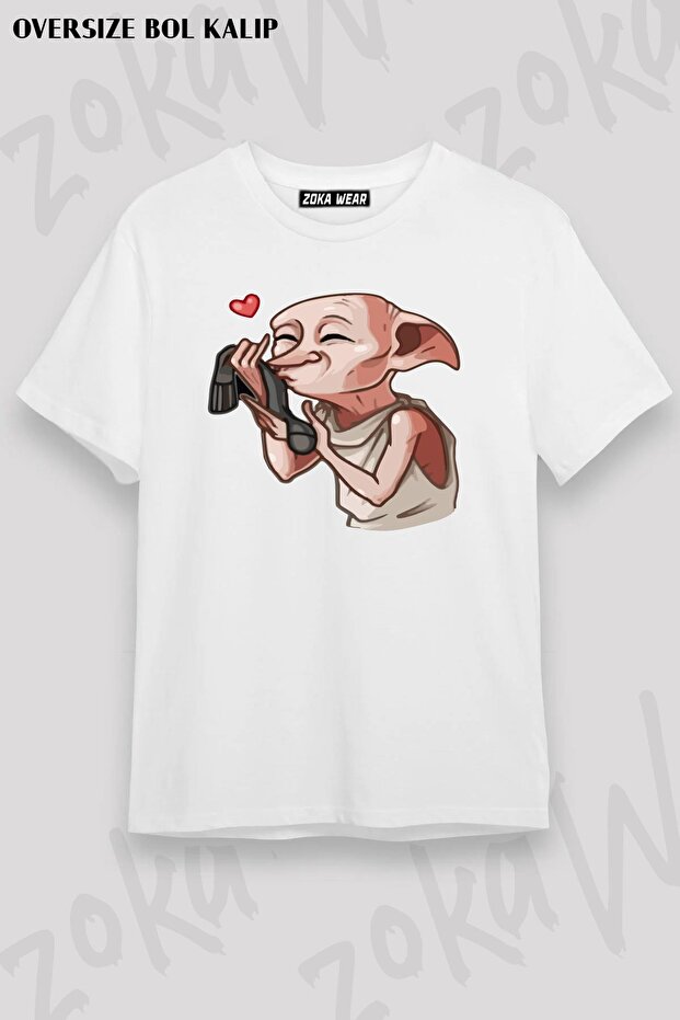 Unisex Oversize Fit Dobby V2 Design Printed Tshirt
