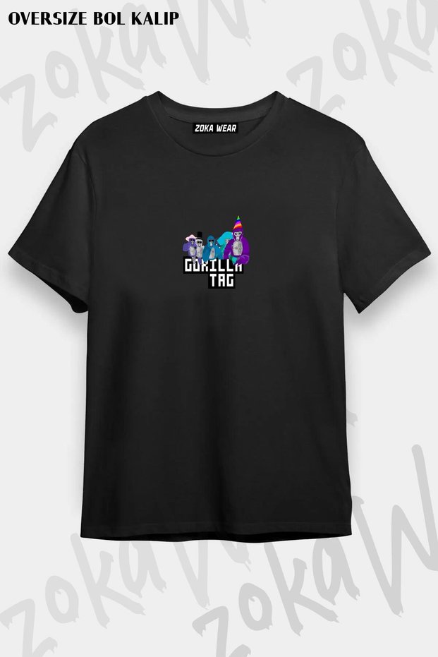 Unisex Oversize Mold Gorilla Tag Merch Party Design Printed Tshirt