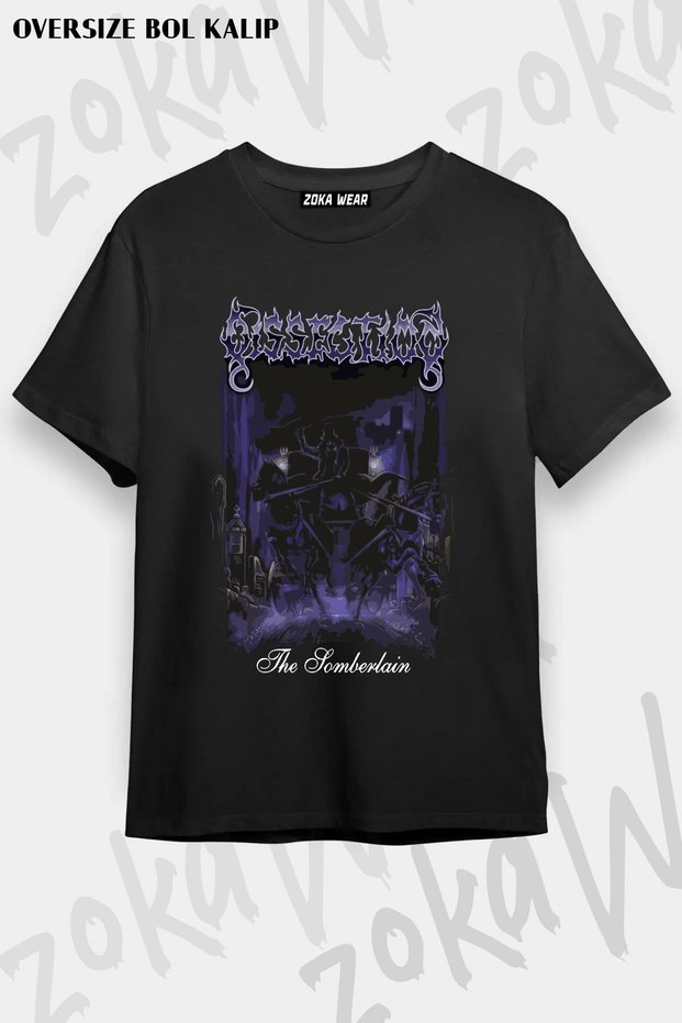 Unisex Oversize Die Dissection V2 Design Printed Tshirt