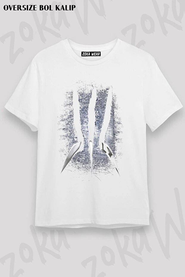 Unisex Oversize Mold Wolverine 4 Design Printed Tshirt