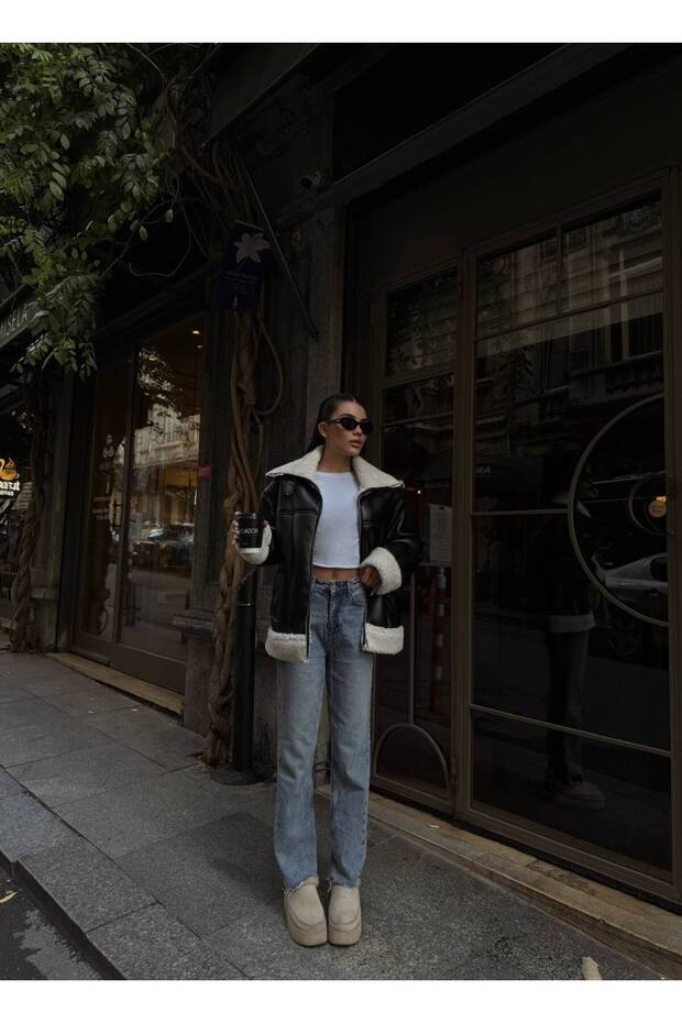 Paulo Leather Jacket - Wool Inside - 1