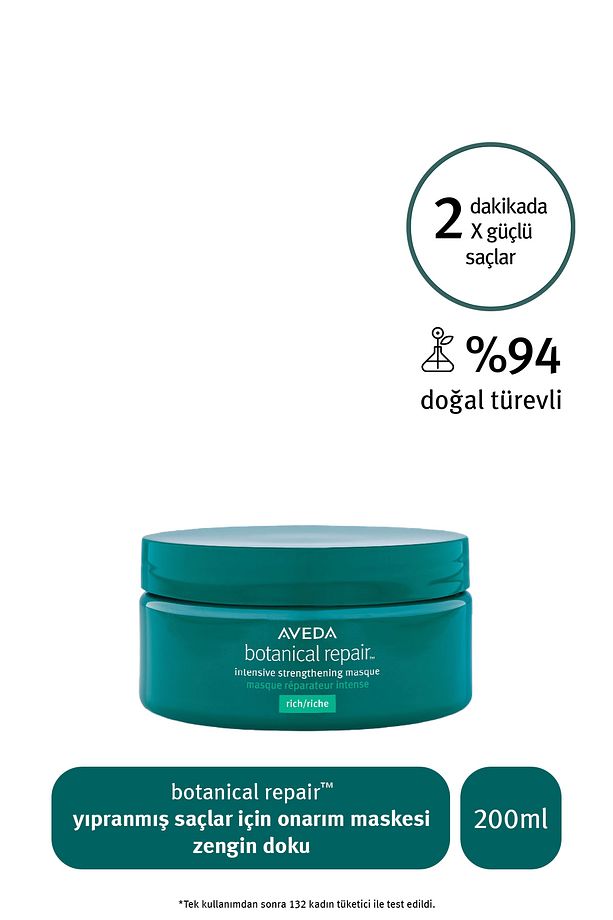 Botanical Repair Yıpranmış Saçlar Için Onarım Maskesi: Zengin Doku 200ml 18084019337 - 1