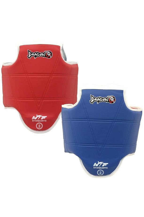 Safeguard Göğüs Koruyucu Yelek Çift Yönlü + Kapalı Camlı Mantar Kask SET TAEKWONDO/TEKVANDO - 4