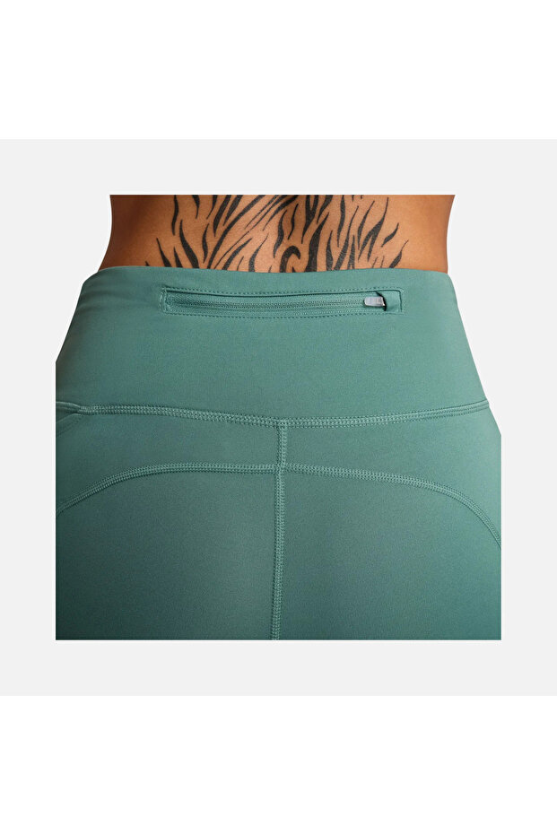 Dri-Fit Fast Damskie zielone legginsy sportowe cz9240 - 5