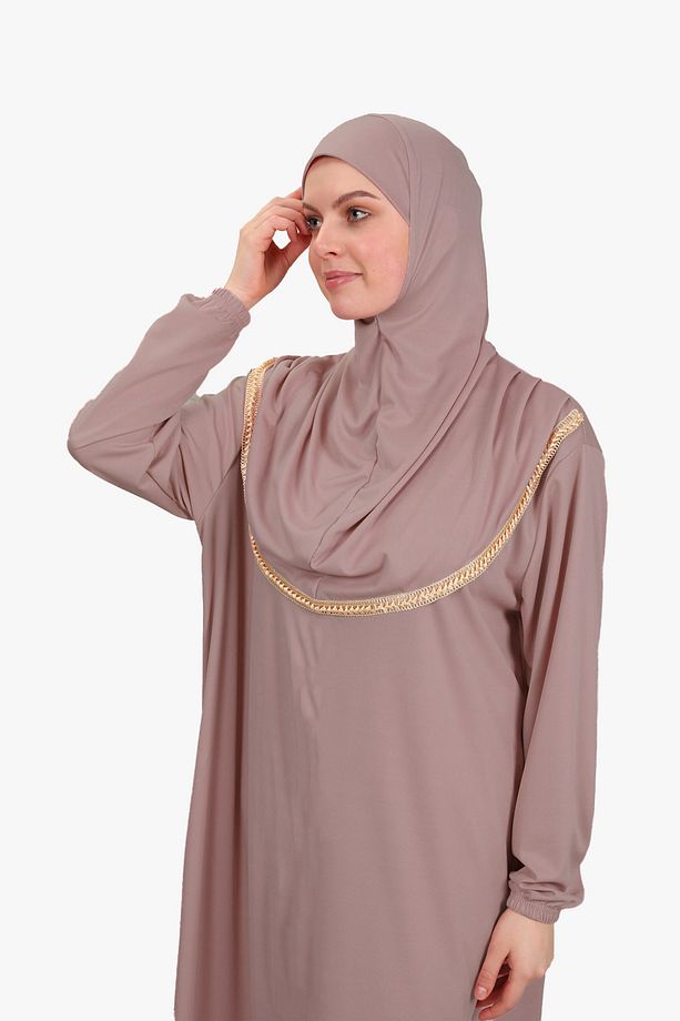 Namaz Elbisesi Jarse Tek Parça - 3