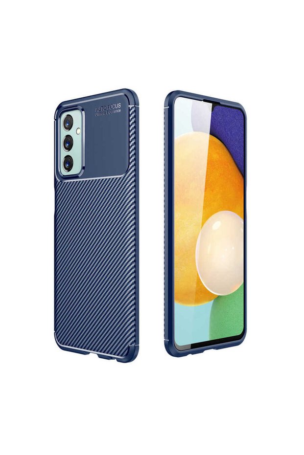 Case for Samsung Galaxy M23 Case Carbon Fiber Look Ultra Thin Lux Autofocus Cover