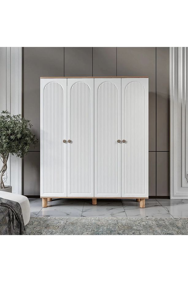 MODULER Gardırop, Bohem 4 Kapaklı Dolap - 1