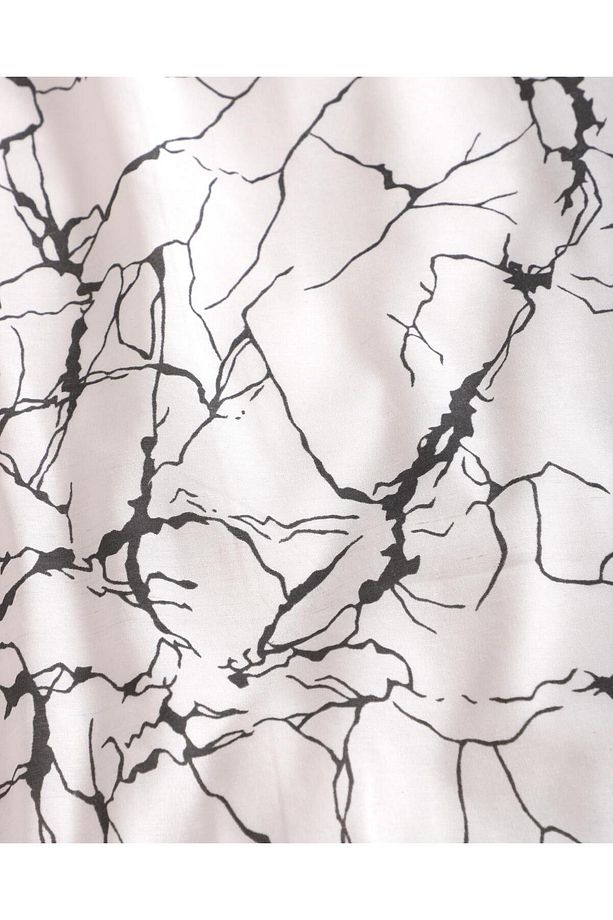 Pamuklu Mermer Desen Marble Tek Kişilik Nevresim Takımı (çarşafsızdır ) - 2