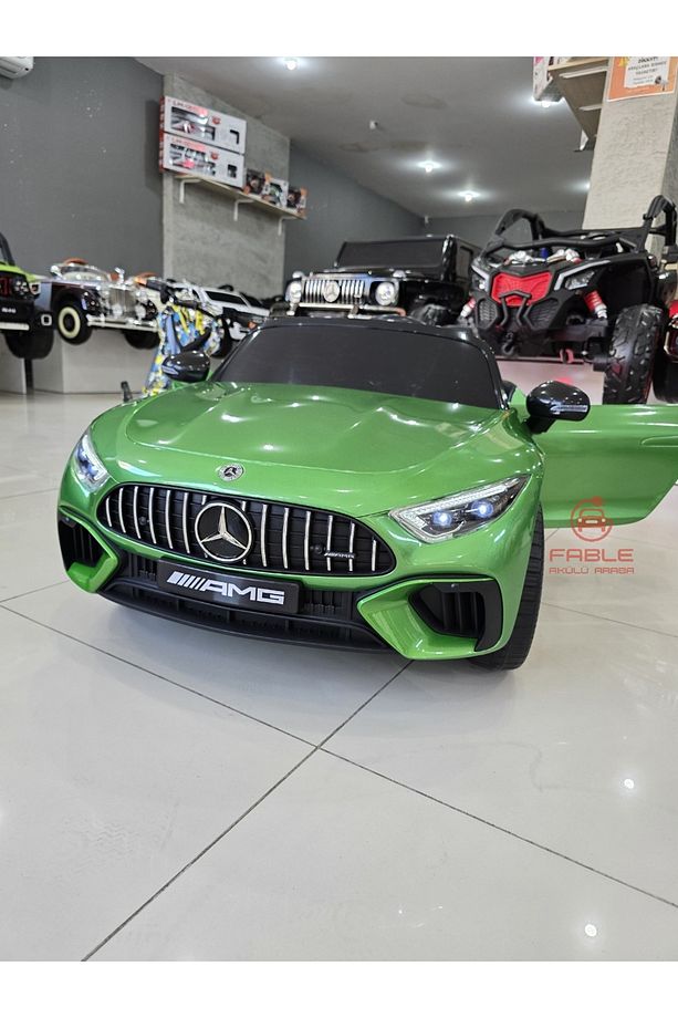 SL63! Lisanslı, 24 Volt! 4X4, Yumuşak Lastik, Çift Kişilik, Dokunmatik Tabletli - 7