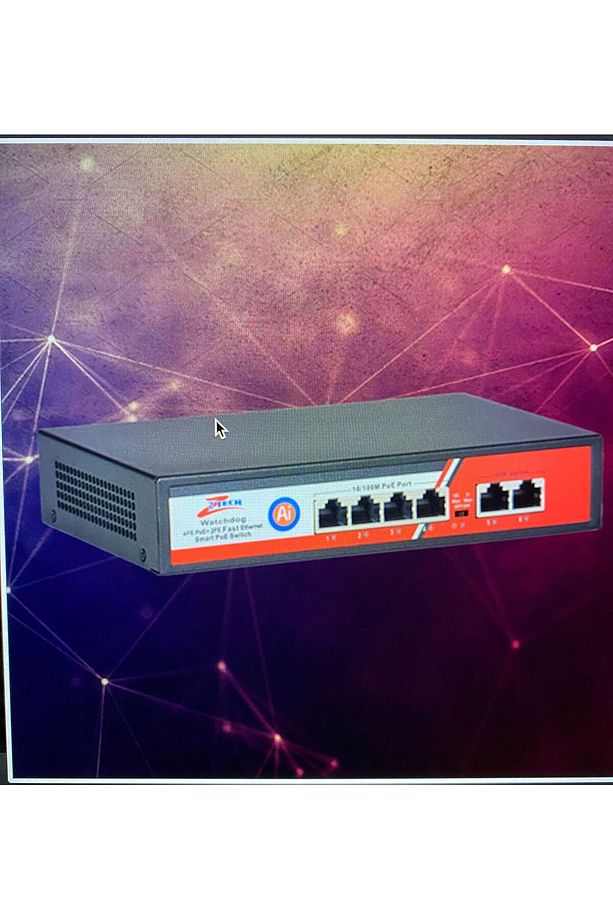 Poe Switch Zr-1104 4 2 1 Port Full Switch - 1