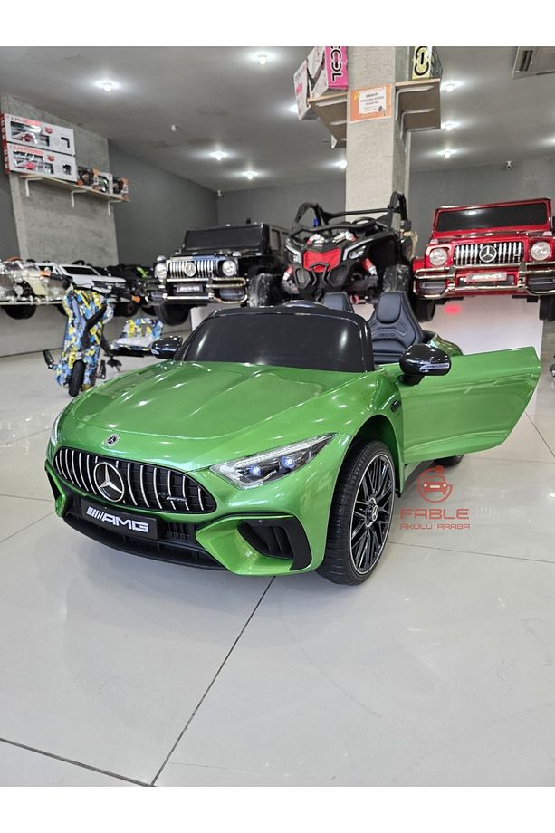 SL63! Lisanslı, 24 Volt! 4X4, Yumuşak Lastik, Çift Kişilik, Dokunmatik Tabletli - 5