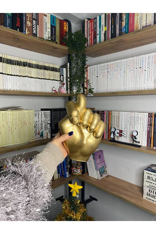Dev Nah Dekoru - Komik Dekoratif Biblo 25 cm Renkli El Şakası - 4