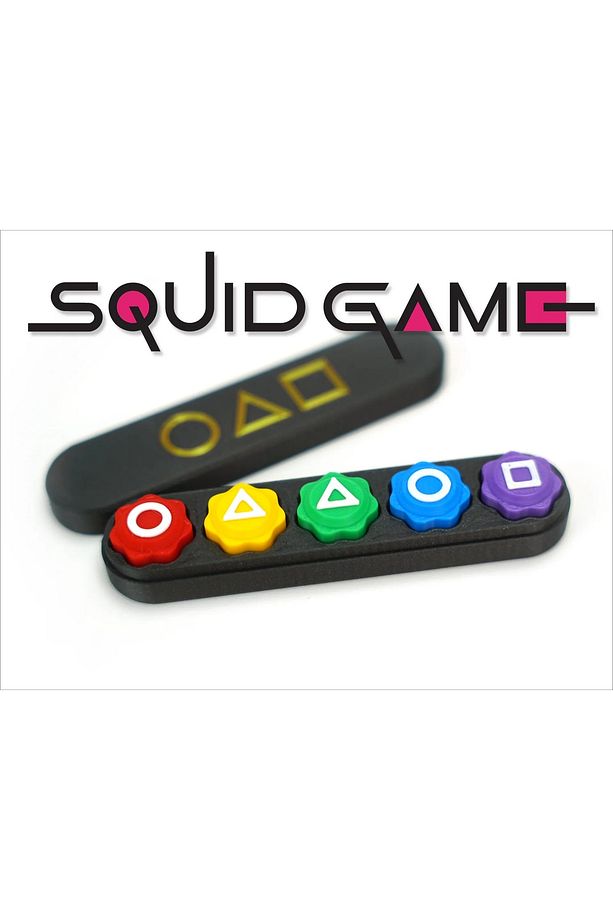 Squid Game 5 Taş Oyun Seti Kutulu Kumlu - 3