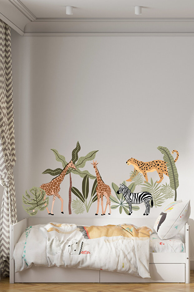 Forest Themed Children's Room Sticker Set