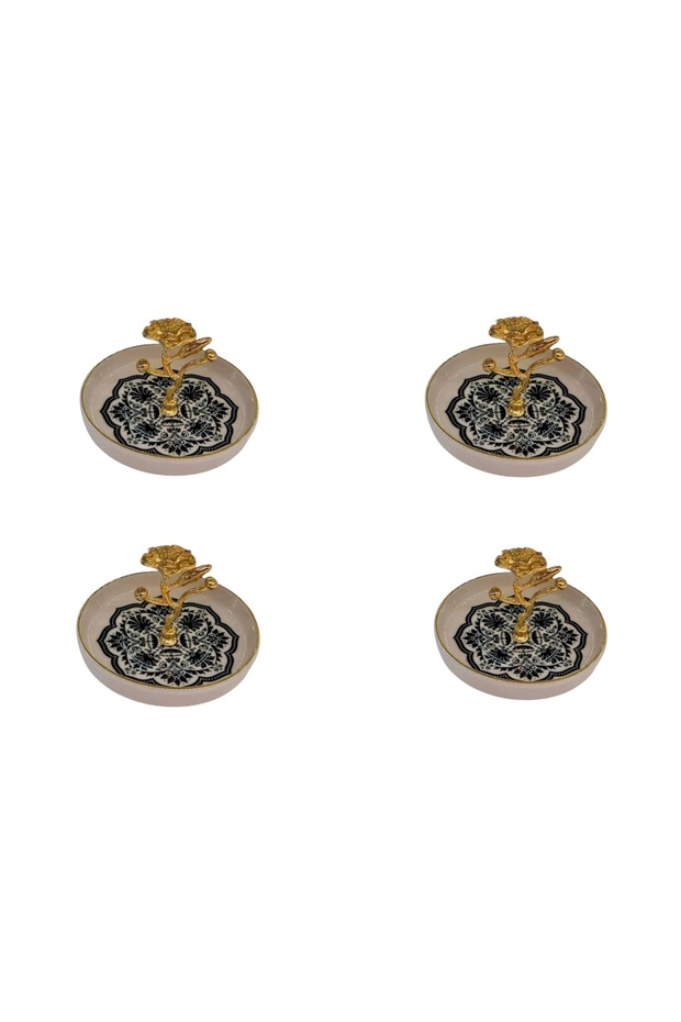 Porcelain Single Treat 4-Pack Elas Black