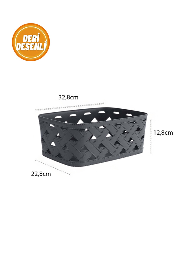 Deri Desenli Sepet - 3