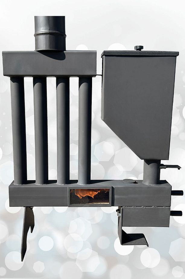 Pelet Sobası Petekli Pelet Soba Camlı Şömine Soba Stove Füze Roket - 1